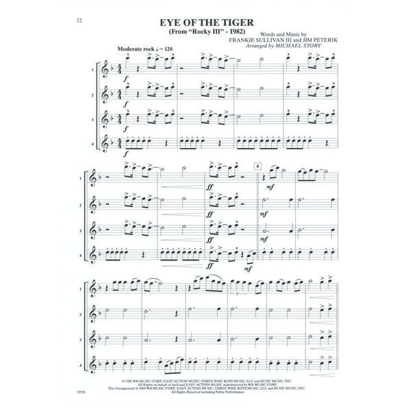 Alfred Music Publishing Movie Quartets For All Flute