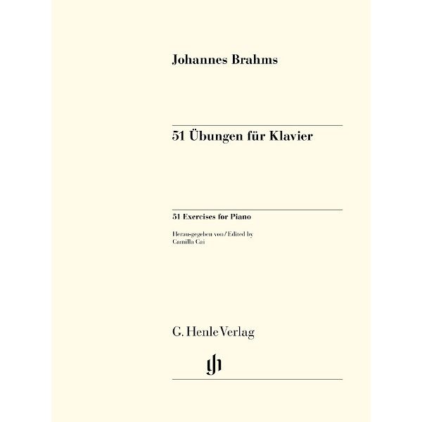 Henle Verlag Brahms 51 Übungen für Klavier
