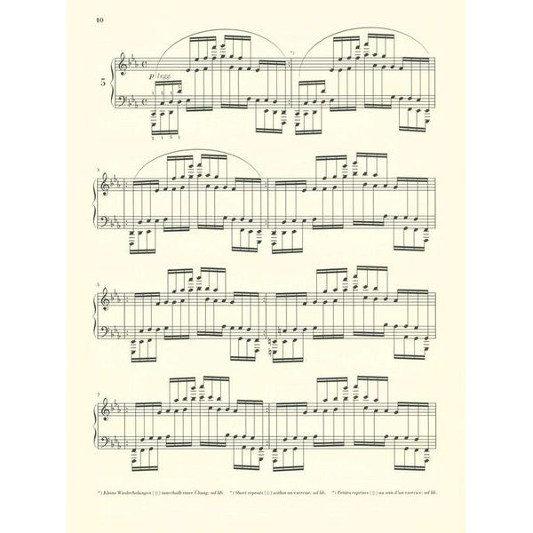 Henle Verlag Brahms 51 Übungen für Klavier