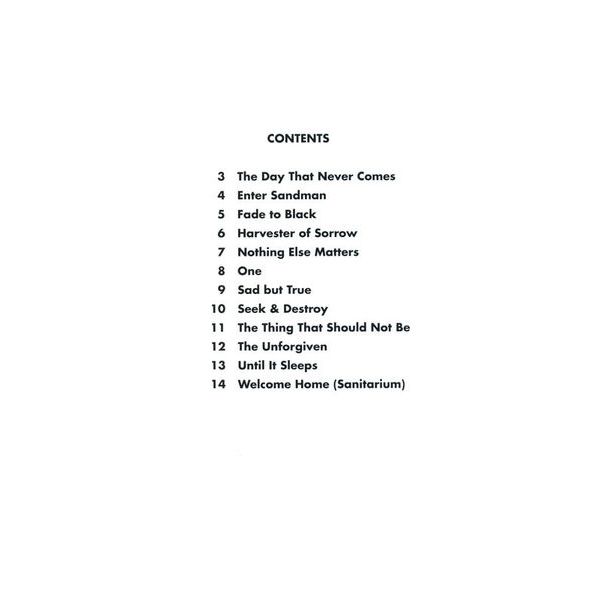 Hal Leonard Best of Metallica Cello