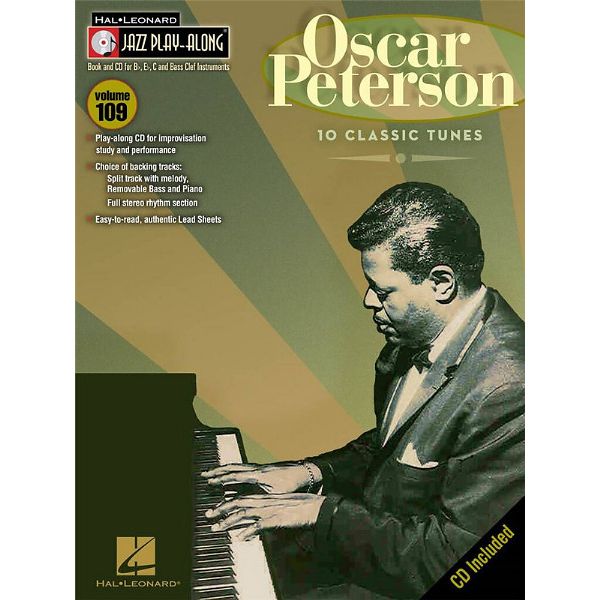 Hal Leonard Jazz-Play-Along Oscar Peterson
