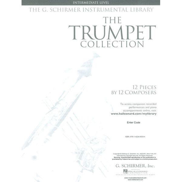 G. Schirmer Trumpet Collection Intermediat