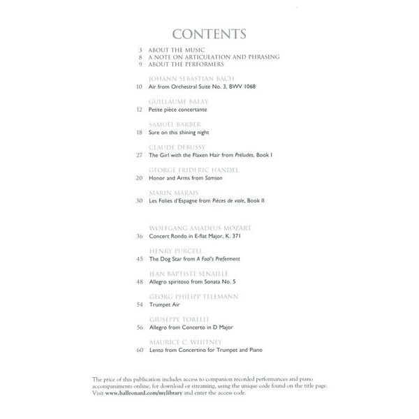 G. Schirmer Trumpet Collection Intermediat