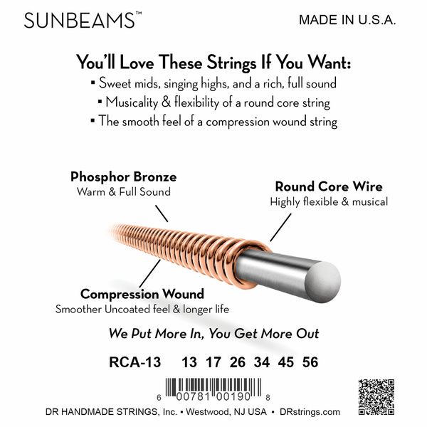 DR Strings Sunbeams RCA-13