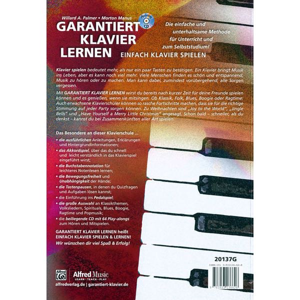 Alfred Music Publishing Garantiert Klavier Lernen – Thomann Luxembourg