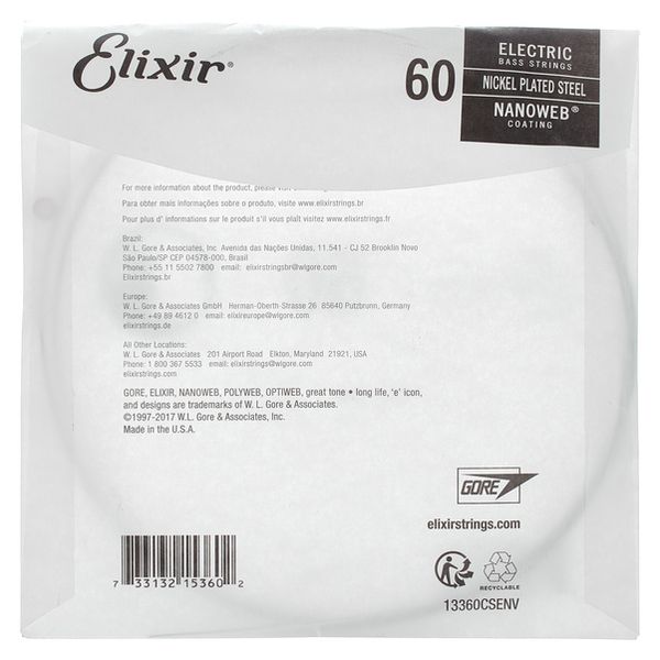 Elixir 060 EL Bass Single String