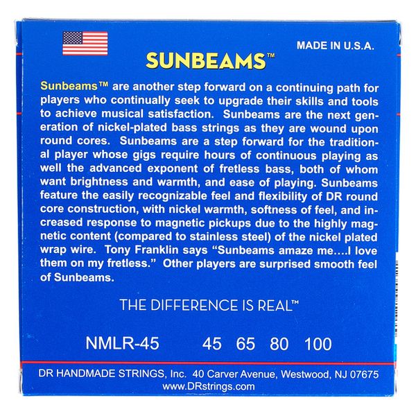 DR Strings Sunbeams NMLR-45