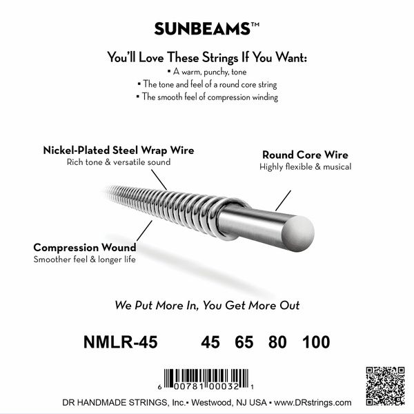 DR Strings Sunbeams NMLR-45