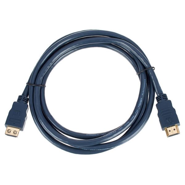 Câble HDMI Souple Haute Vitesse Kramer Avec Ethernet Ultra Plat Couleur  Noir (c-hm/hm/pico/bk-6