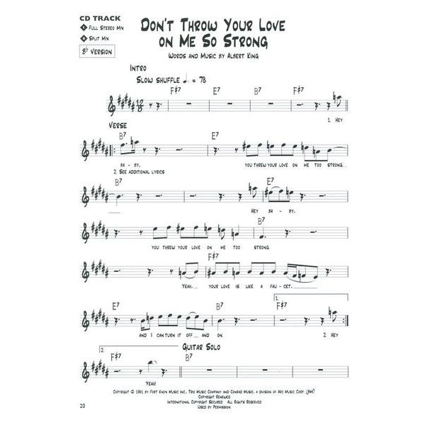 Hal Leonard Blues Play-Along Slow Blues