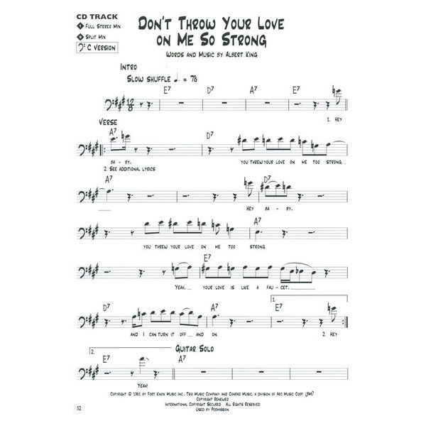 Hal Leonard Blues Play-Along Slow Blues