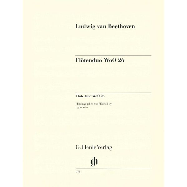 Henle Verlag Beethoven Flötenduo WoO 26