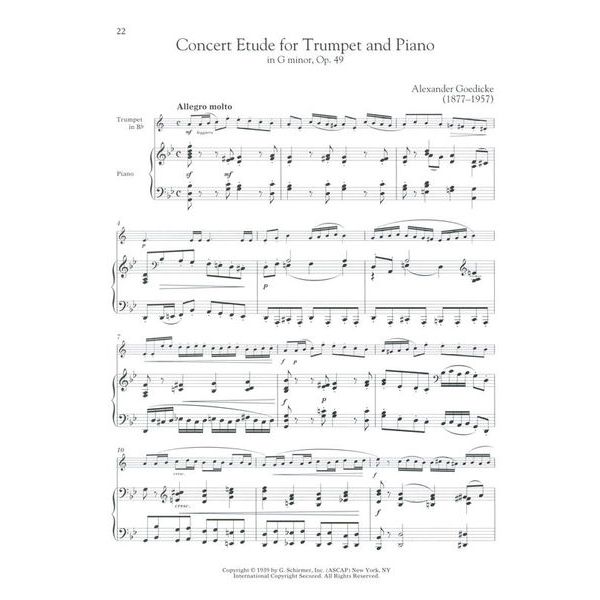 G. Schirmer Trumpet Collection Advanced