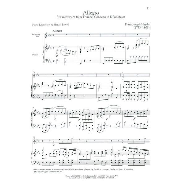 G. Schirmer Trumpet Collection Advanced