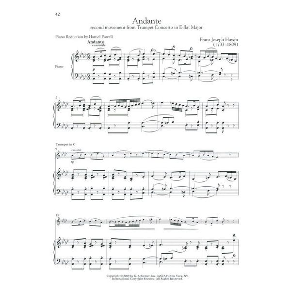 G. Schirmer Trumpet Collection Advanced