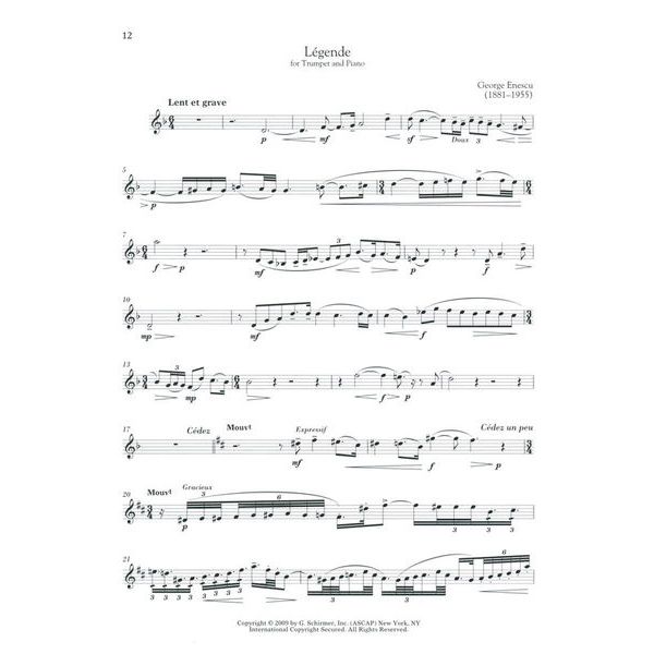 G. Schirmer Trumpet Collection Advanced