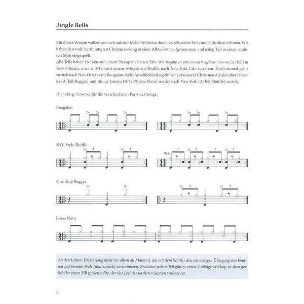 Edition Dux The Christmas Drum Book 1