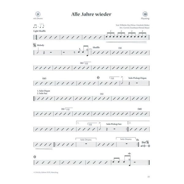Edition Dux The Christmas Drum Book 1