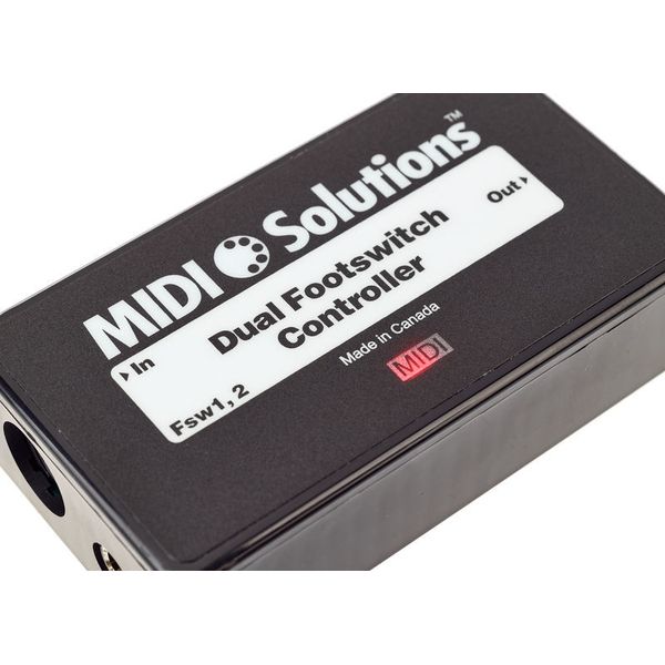 MIDI Solutions Dual Footswitch Controller