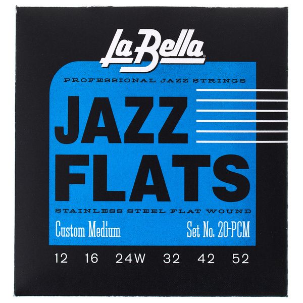 La Bella 20-PCM Jazz Flats FWSS