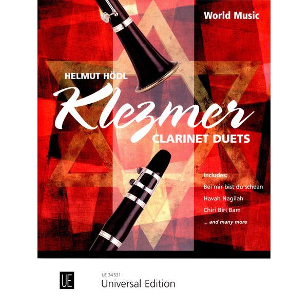 Universal Edition Klezmer Clarinet Duets