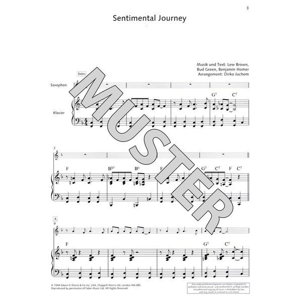 Schott Swing Standards T-Sax