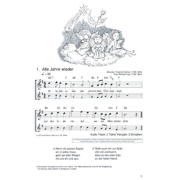 Schott Schönste Weihnachts A-Sax