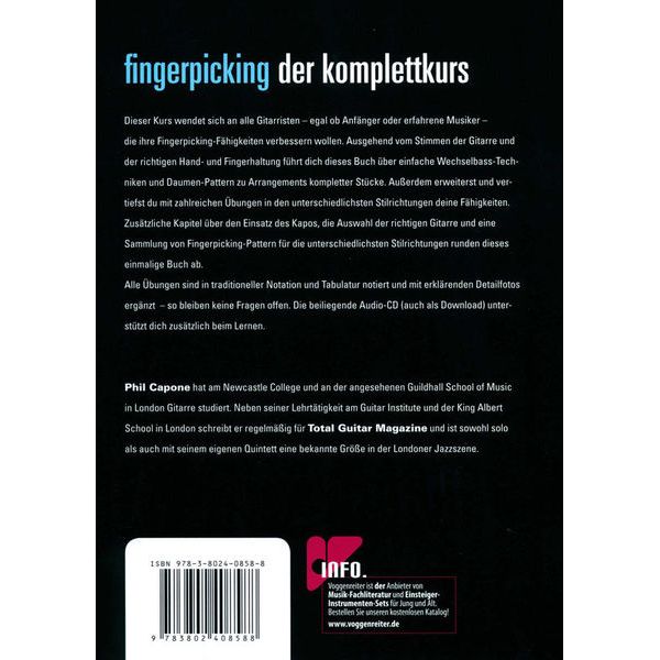 Voggenreiter Fingerpicking der Komplettkurs