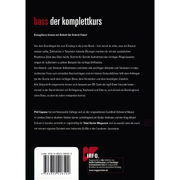 Voggenreiter Bass Der Komplettkurs