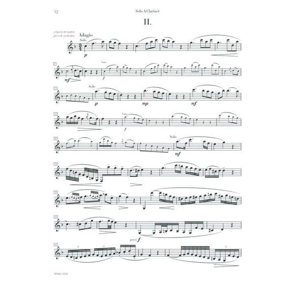 Music Minus One Mozart Clarinet Concerto KV622