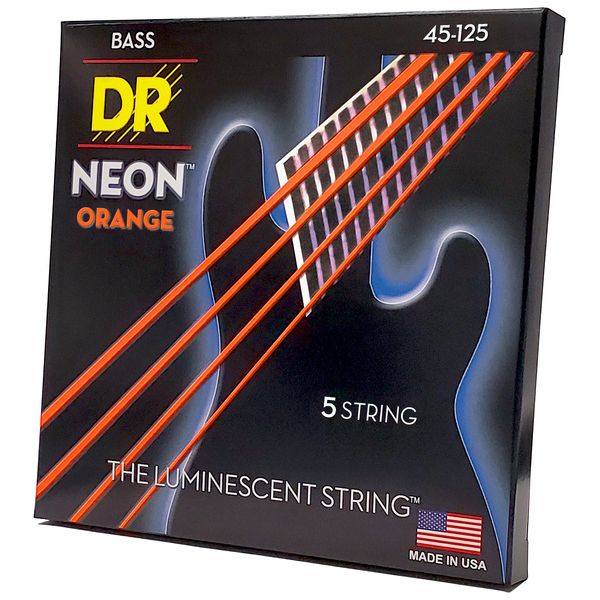 DR Strings Neon Orange NOB5-45