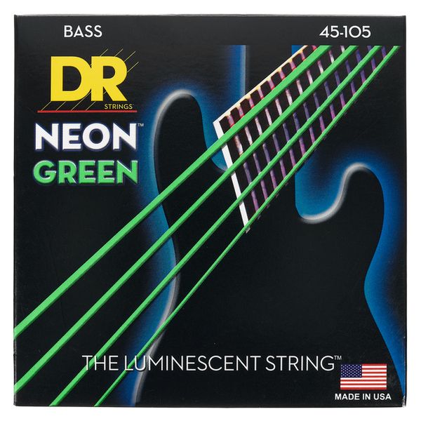 DR Strings Neon Green NGB-45