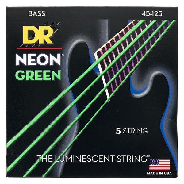 DR Strings Neon Green NGB5-45
