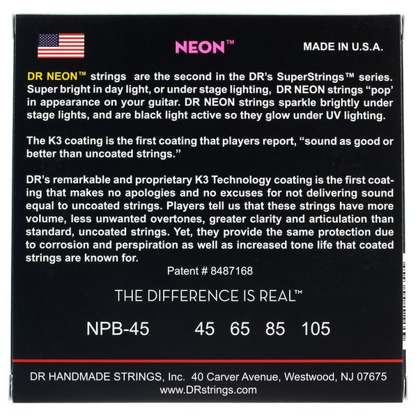 DR Strings Neon Pink NPB-45