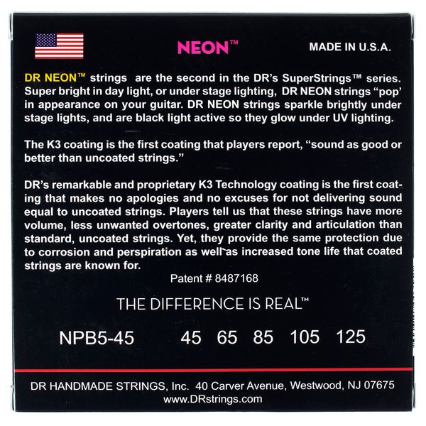DR Strings Neon Pink NPB5-45