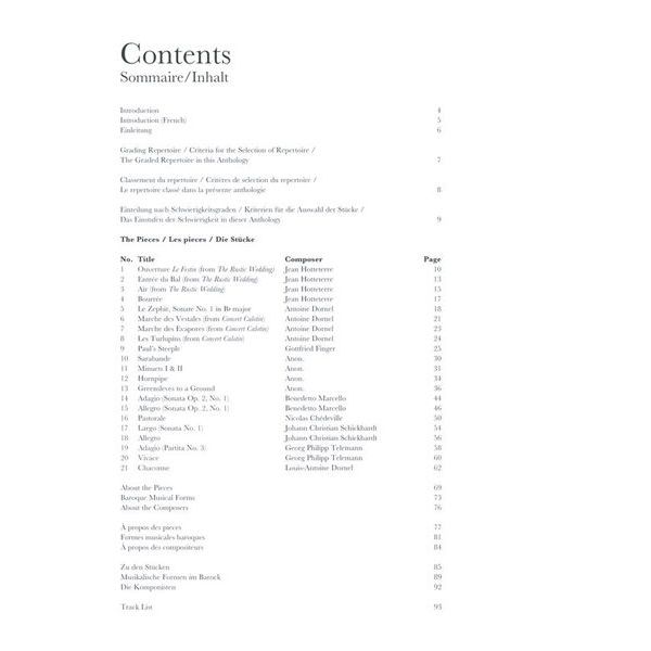 Schott Baroque Recorder Anthology 3