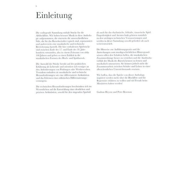 Schott Baroque Recorder Anthology 3