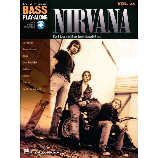 Hal Leonard Bass Play-Along Nirvana