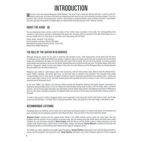 Hal Leonard Guitar Method Bluegrass Guitar