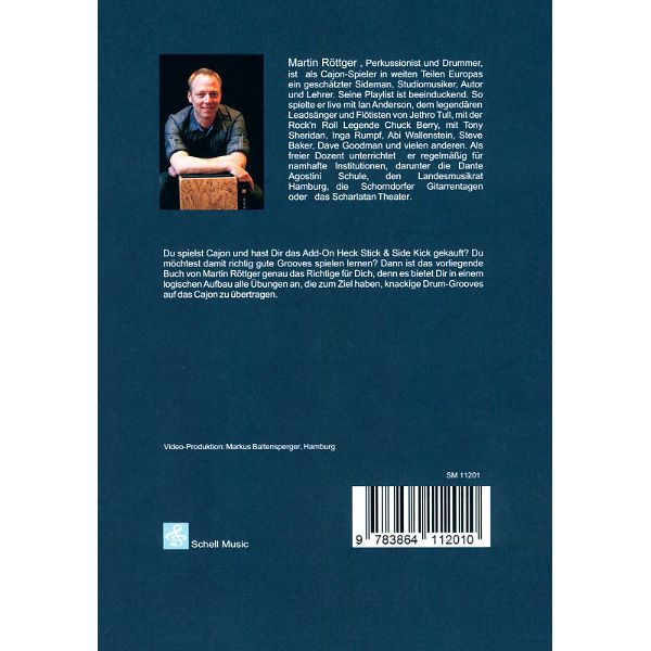 Schell Music Cajon Styles Stick Kick