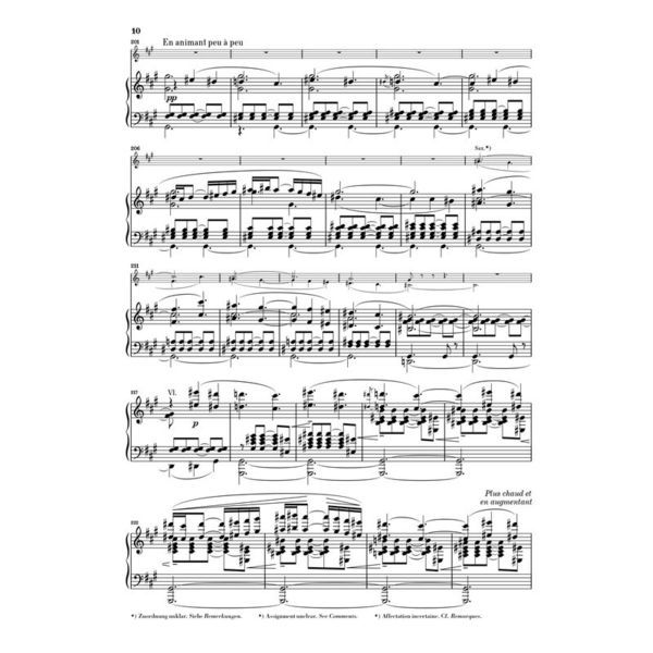 Henle Verlag Debussy Rhapsodie Altsax