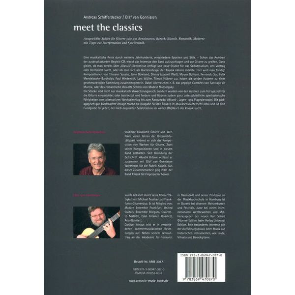 Acoustic Music Books Meet The Classics