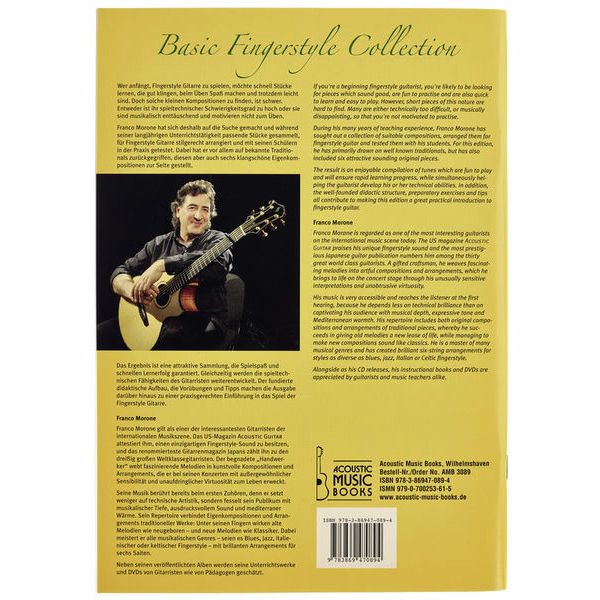 Acoustic Music Books Basic Fingerstyle Collection