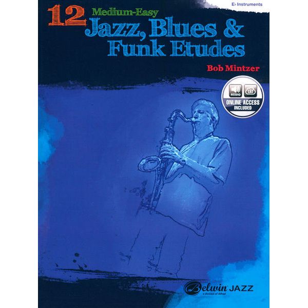 Alfred Music Publishing 12 Medium Jazz Etudes Eb