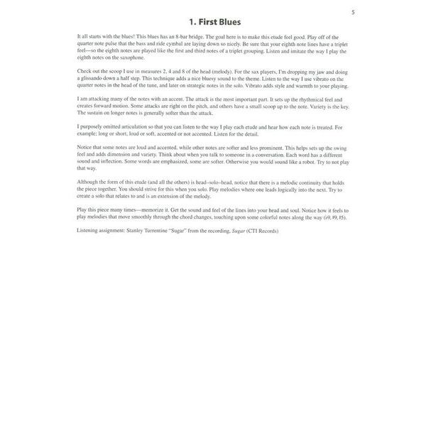 Alfred Music Publishing 12 Medium Jazz Etudes Eb