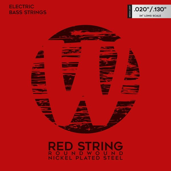 Warwick Red Strings Bass Set M/L N