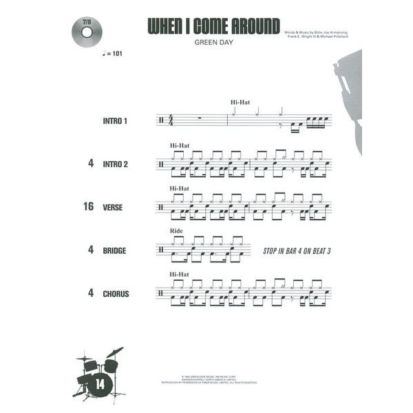 Bosworth Drum Along 10 Hard Rock Classi