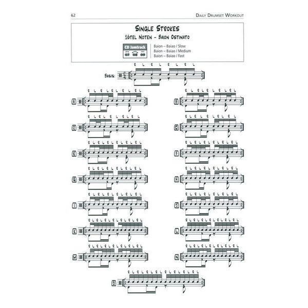 Alfred Music Publishing Daily Drumset Workout