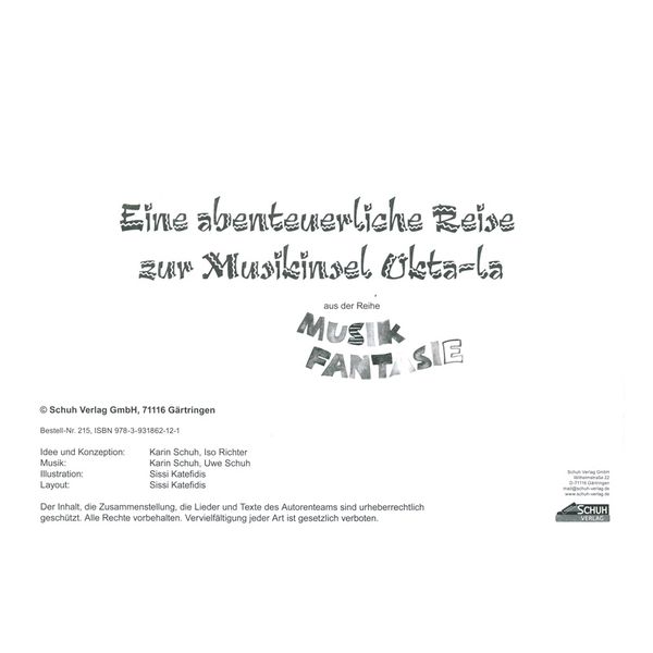 Schuh Verlag Okta-la Klingende Insel