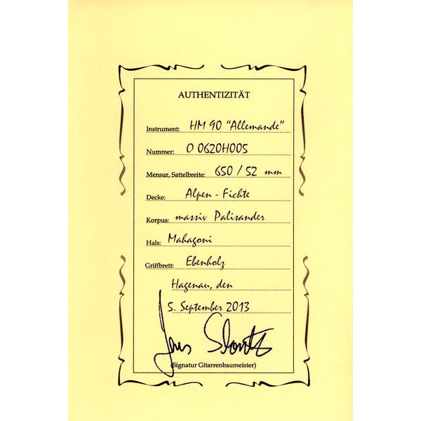 Höfner HM90 Allemande